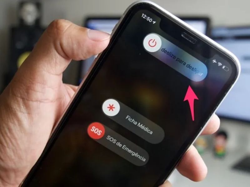 como desligar iphone